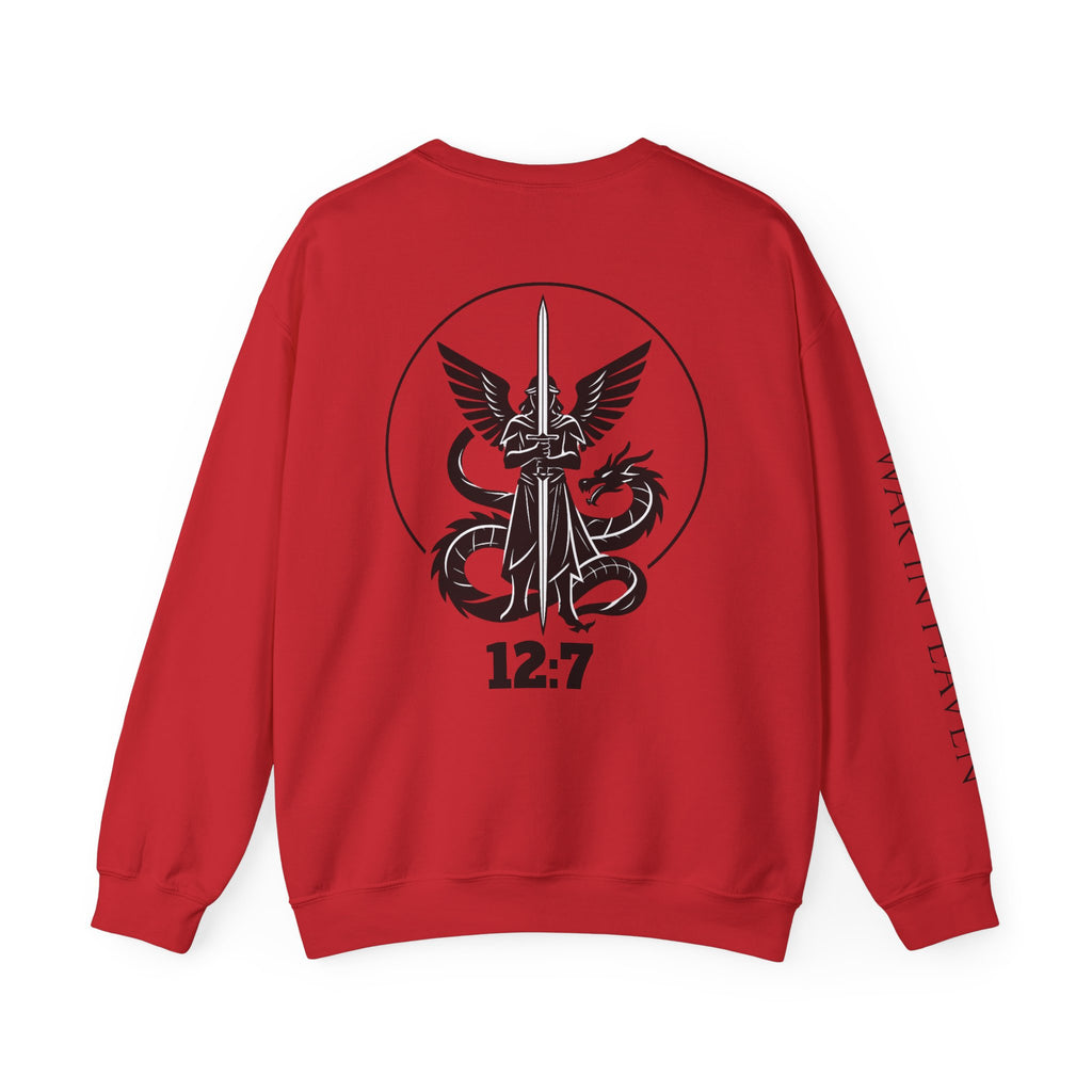 Revelation Crewneck — War in Heaven - 12:7