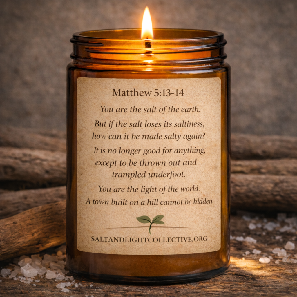 Salt & Light Flagship Candle - Matthew 5:13-14